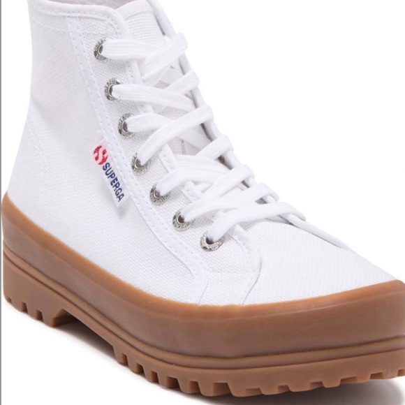 Superga Alpina High Top Platform Sneakers - new in box - Picture 2 of 5